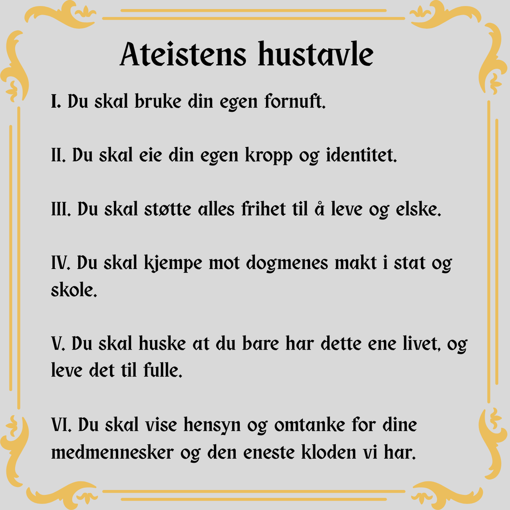 Ateistenes hustavle